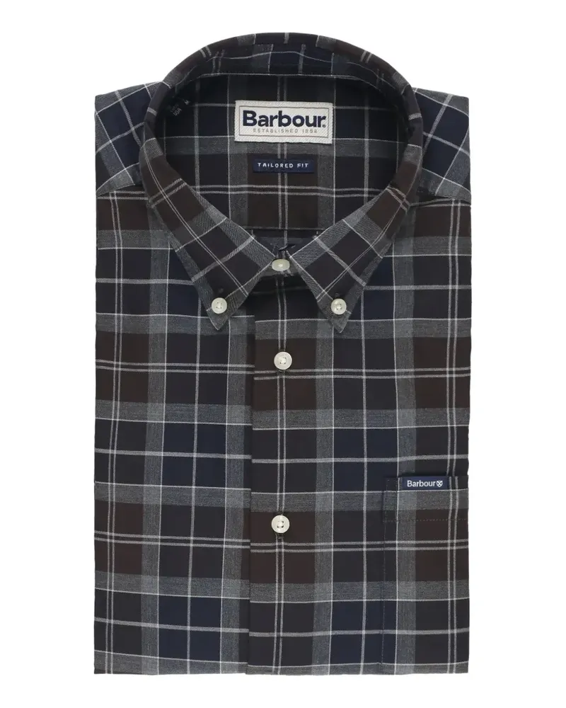 Barbour checked cotton shirt - Blau Blau