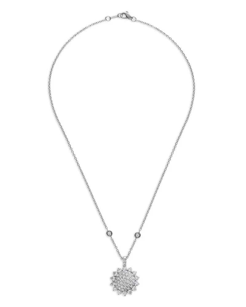 LEO PIZZO 18kt Aurora Weißgoldhalskette - Silber Silber