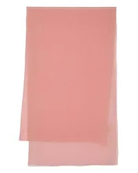 Alberta Ferretti Semi-transparenter Seidenschal Rosa