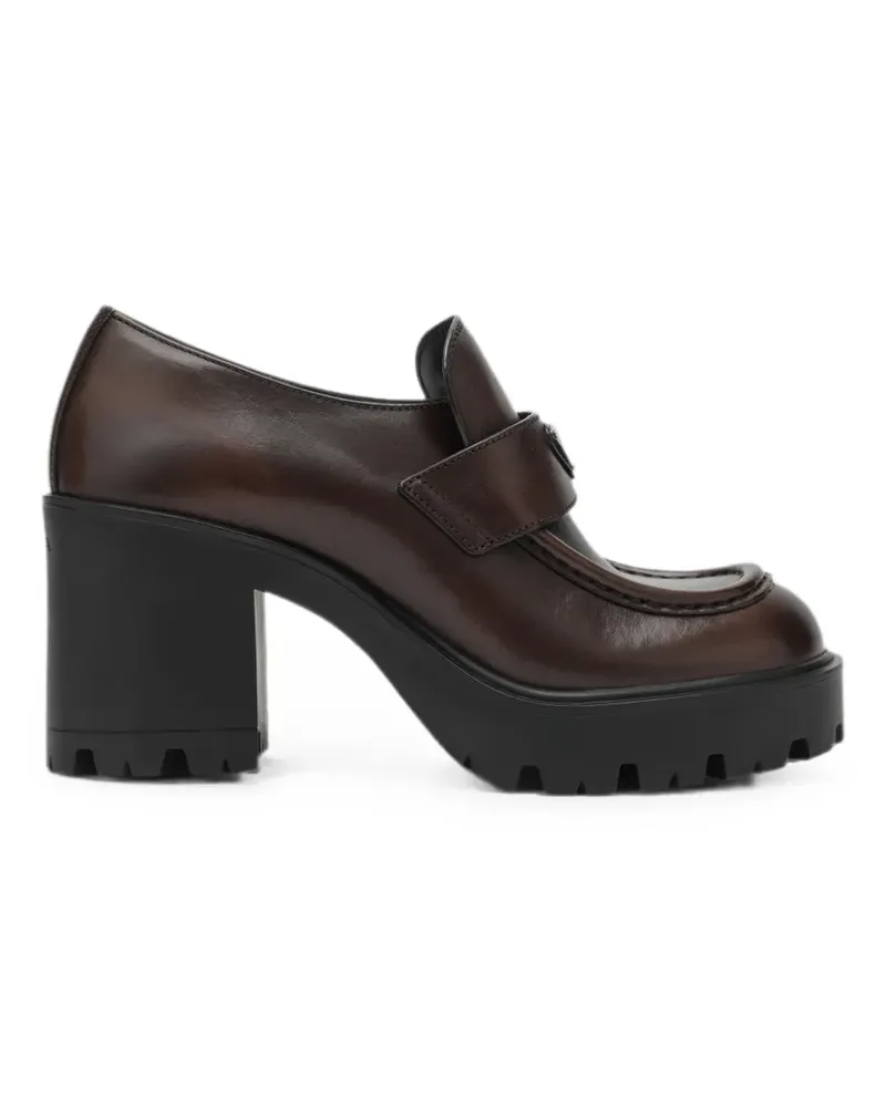 Prada leather loafers - Braun Braun