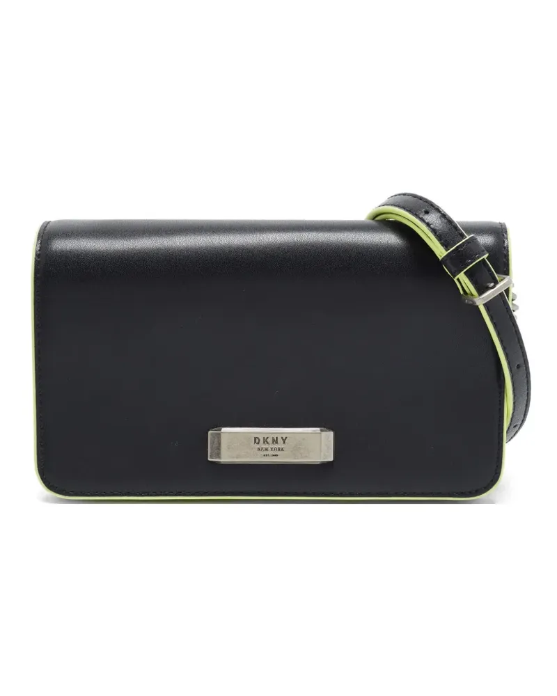 DKNY Val Mini-Tasche mit Klappe - Schwarz Schwarz