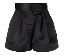 High-Waist-Shorts in Satinoptik