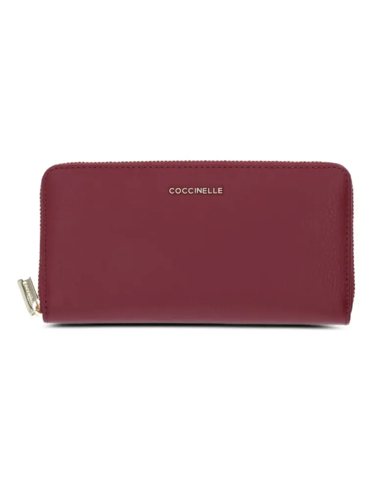 Coccinelle logo-lettering wallet - Rot Rot