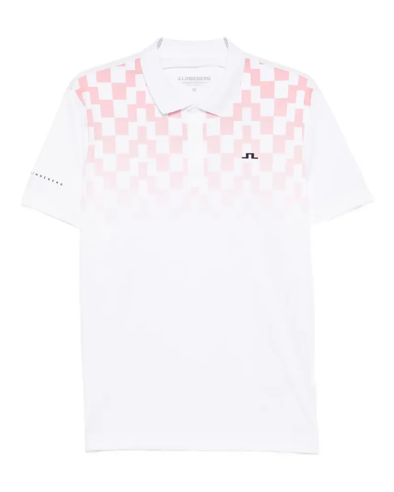 J.Lindeberg print polo - Weiß Weiß