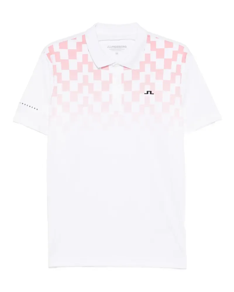 J.Lindeberg print polo - Weiß Weiß