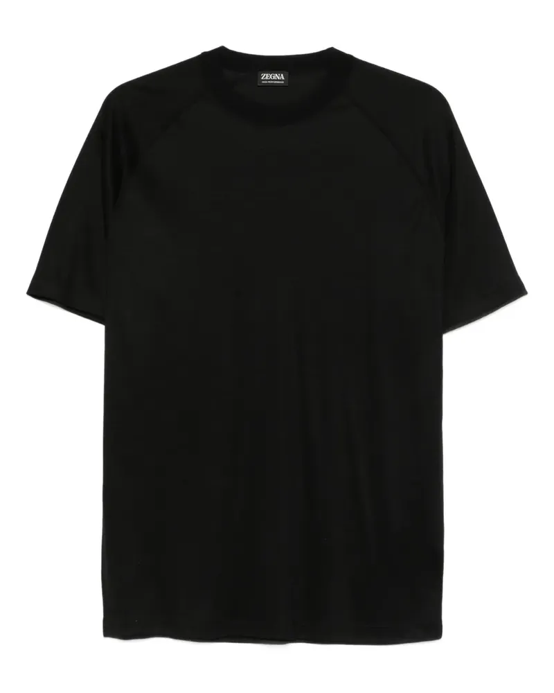 Ermenegildo Zegna Klassisches T-Shirt - Schwarz Schwarz