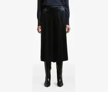 Satinhose mit Falten - Blau