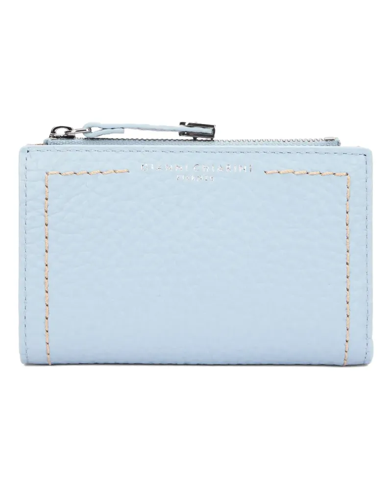 Gianni Chiarini Bubble topstitching wallet - Blau Blau