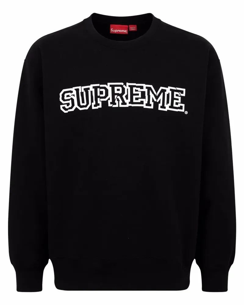 Supreme Being Sweatshirt mit Logo - Schwarz Schwarz