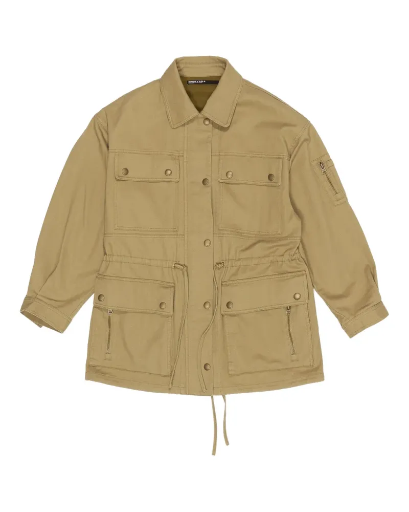 BIMBA Y LOLA Kordelzug-Jacke mit Klappentasche - Nude Nude