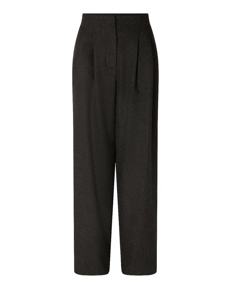 Sessùn Bodam Wide-Leg-Hose mit Falten - Grau Grau