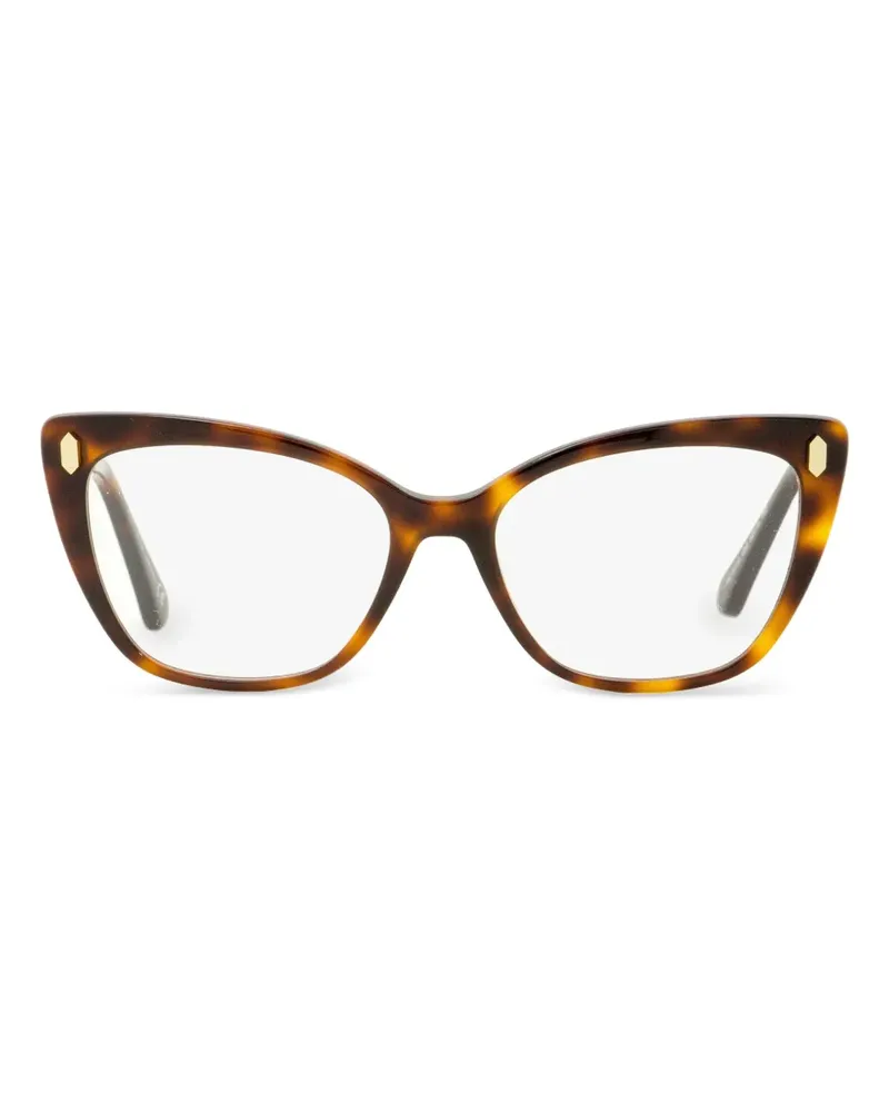 Roberto Cavalli Brille mit Cat-Eye-Gestell - Braun Braun