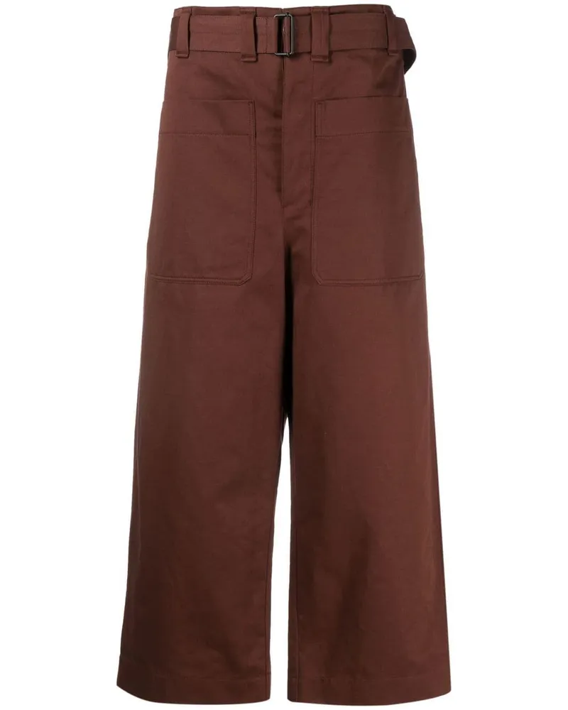 Christophe Lemaire Weite Hose - Braun Braun
