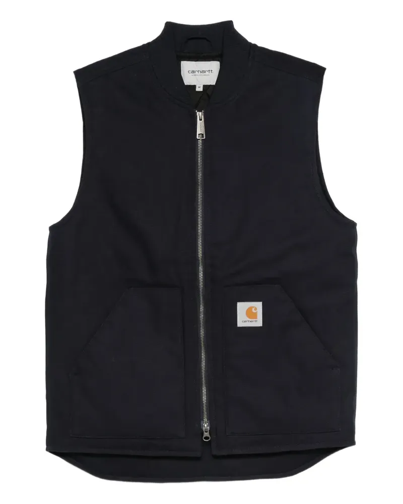Carhartt WIP Beuteltasche mit Reißverschluss vorne - Schwarz Schwarz
