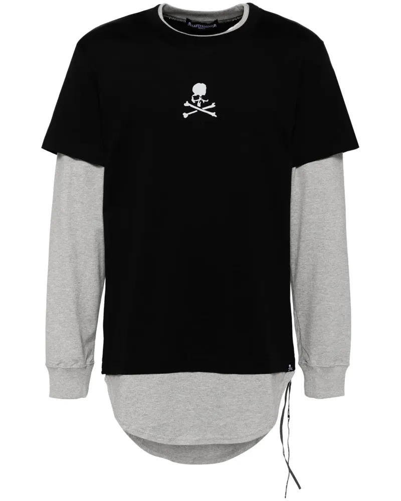 Mastermind World T-Shirt mit Logo-Print - Schwarz Schwarz