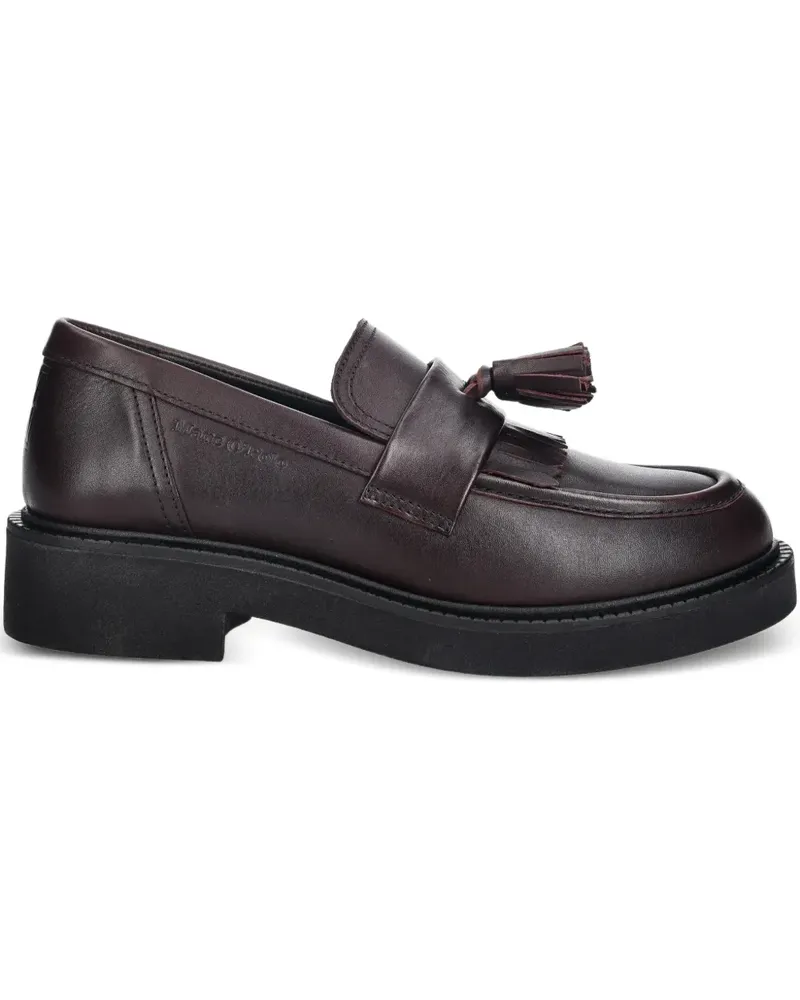 Marc O'Polo Loafer mit Quasten 35mm - Rot Rot