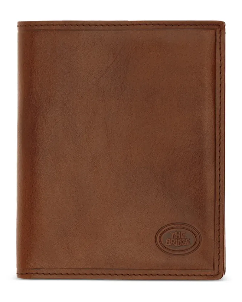 The Bridge logo-debossed leather wallet - Braun Braun