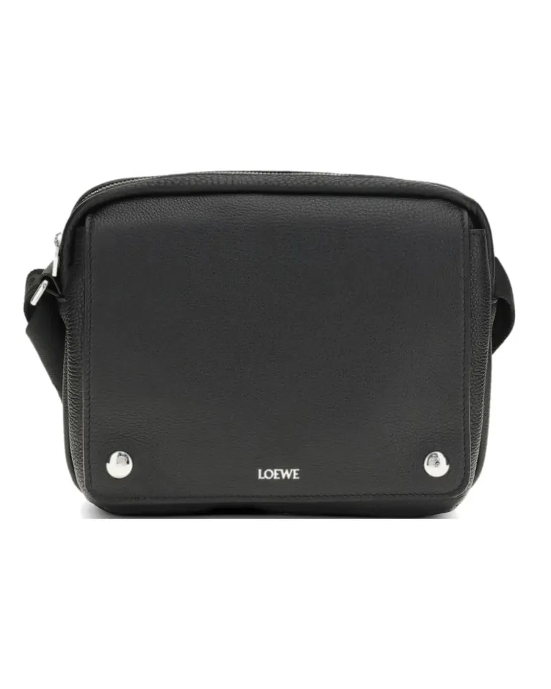 Loewe Mittelgroße Kuriertasche - Schwarz Schwarz