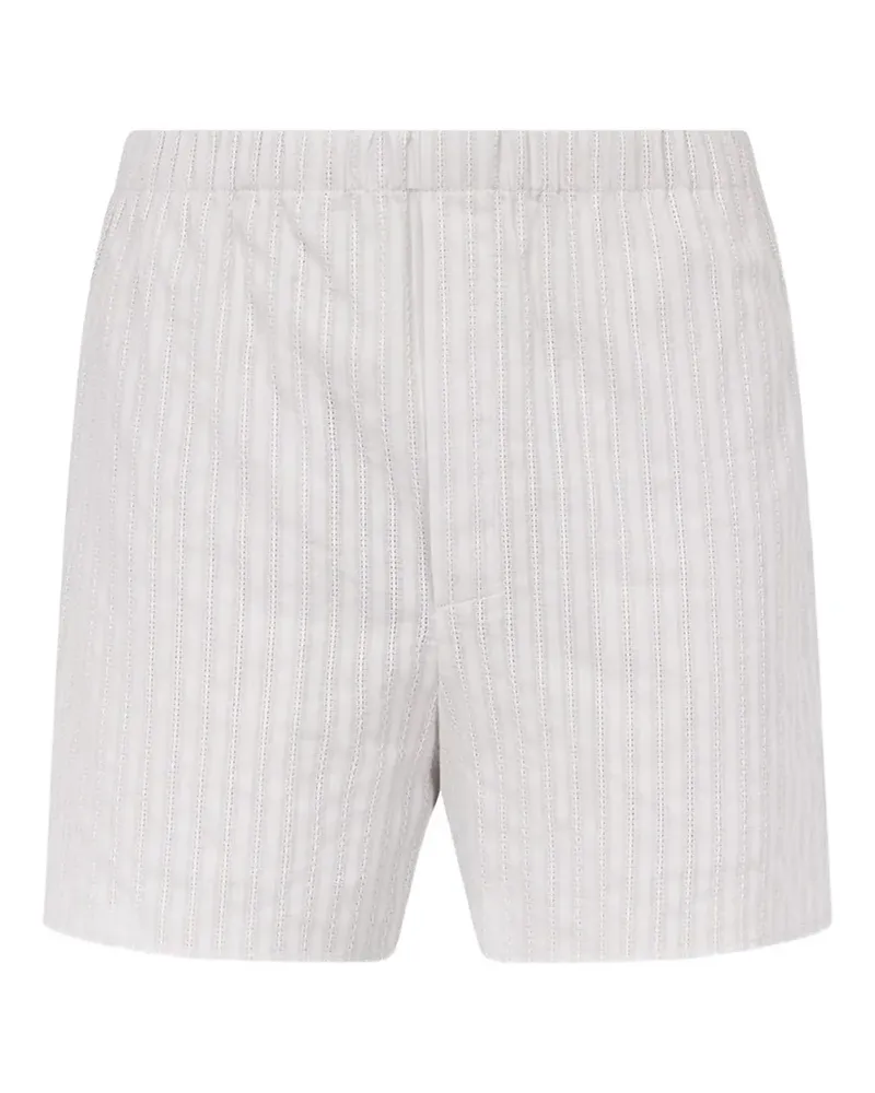 Ludovic de Saint Sernin striped shorts - Nude Nude