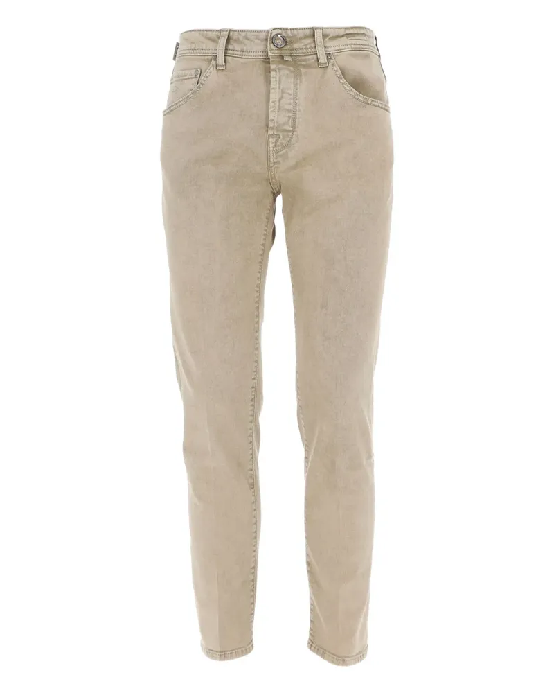 Jacob Cohën Scott Jeans mit Logo-Patch - Nude Nude