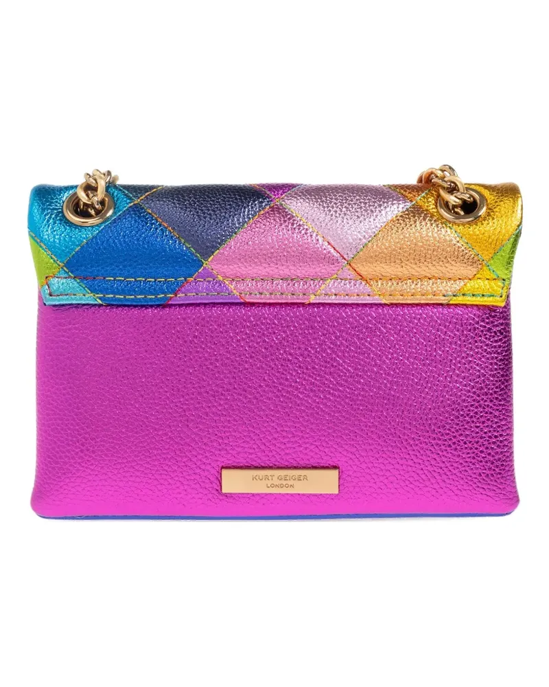 Kurt Geiger Kensington quilted chain mini bag - Blau Blau