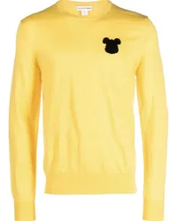 Comme des Garçons Pullover mit Intarsienmuster Gelb