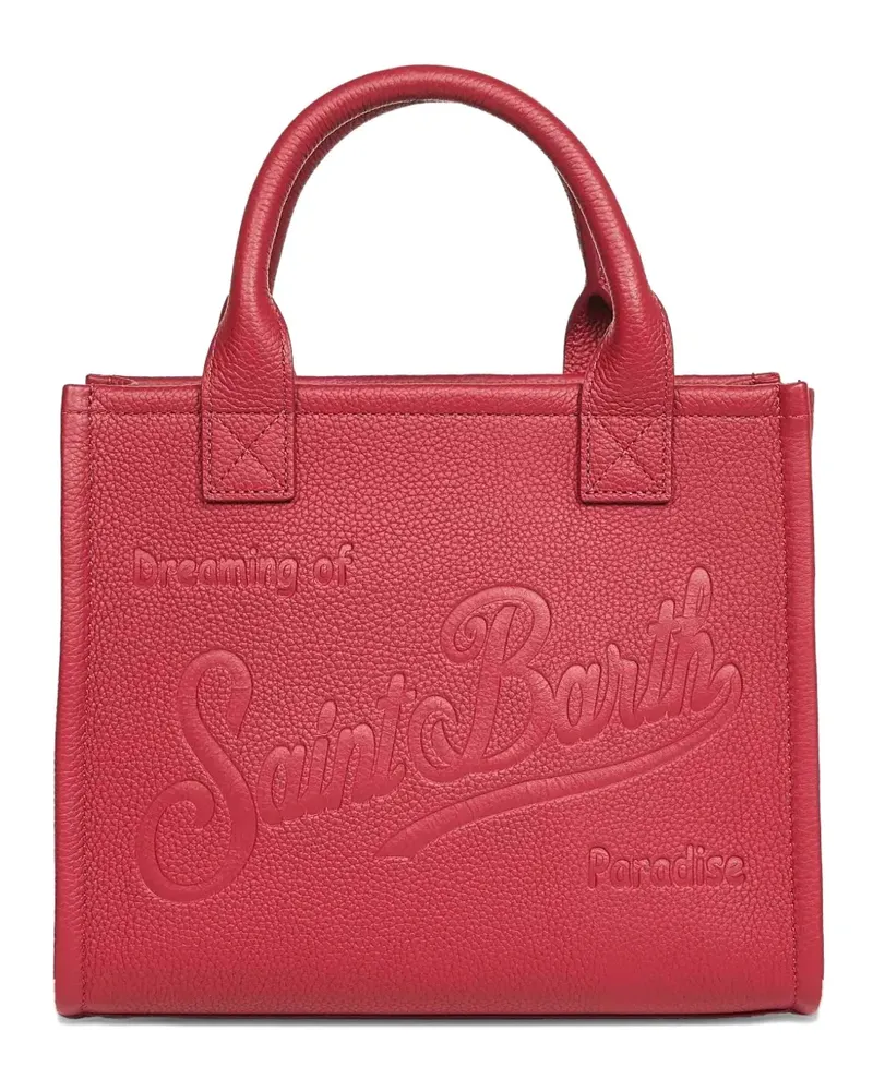 MC2 Saint Barth mini leather tote bag - Rot Rot