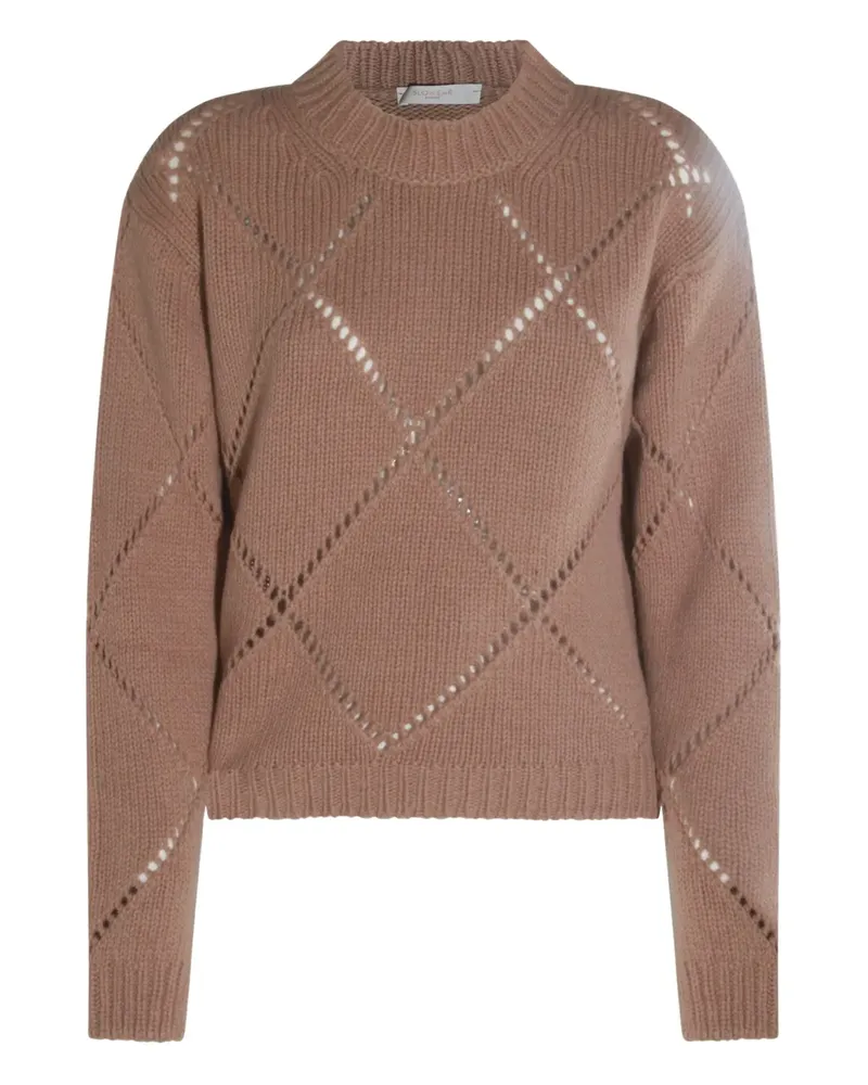 Zanone Pullover mit Rautenmuster - Braun Braun