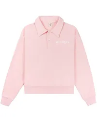 SPORTY & RICH Rizzoli Cropped-Sweatshirt Rosa