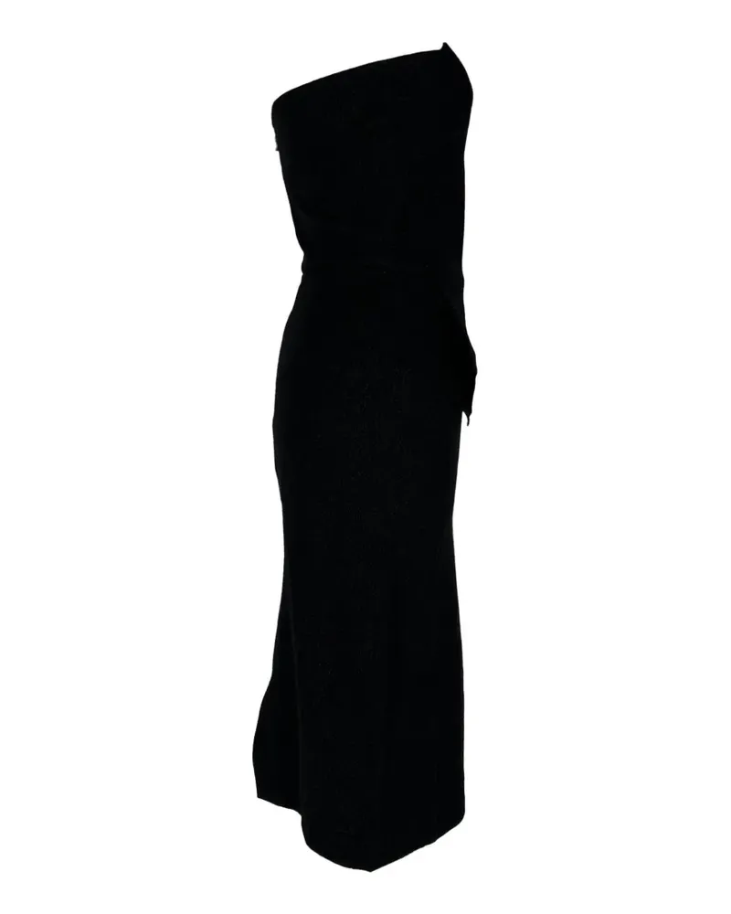 Roland Mouret one-shoulder Honey dress - Schwarz Schwarz