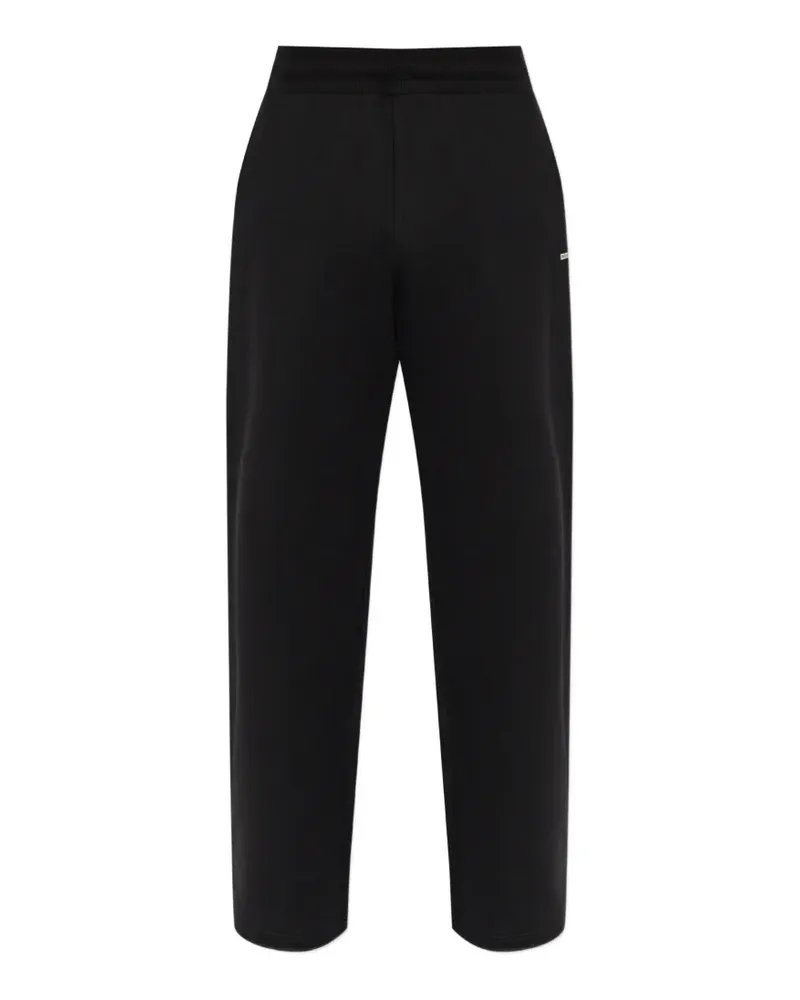 Diesel Jogginghose mit Logo-Schild - Schwarz Schwarz