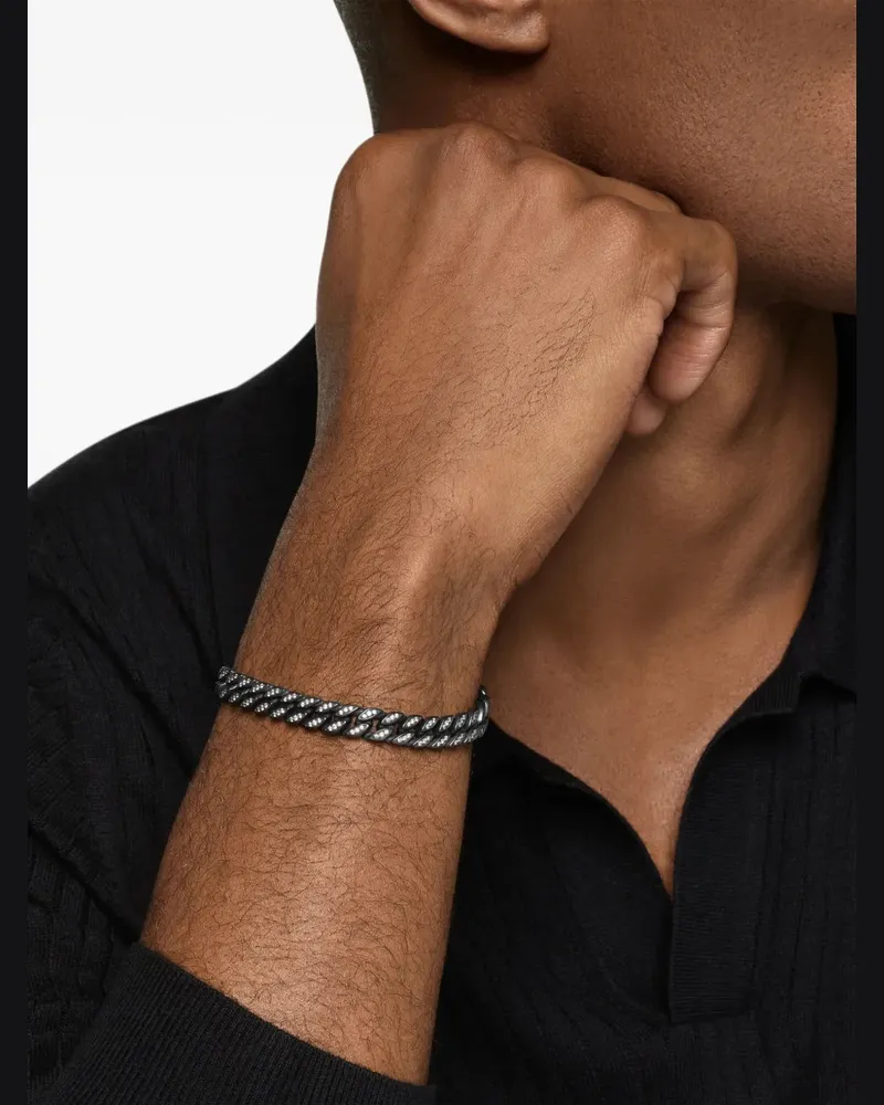 David Yurman Kettenarmband mit Diamanten - Schwarz Schwarz