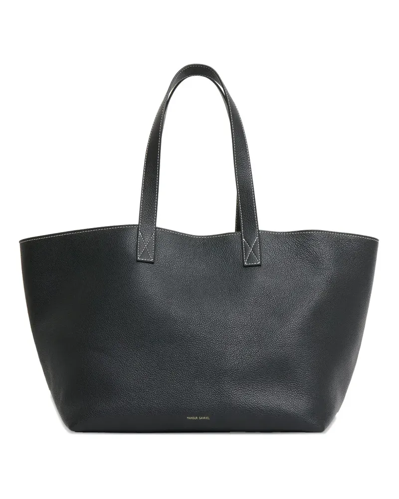 Mansur Gavriel Carryall Tote Bag aus Leder - Schwarz Schwarz