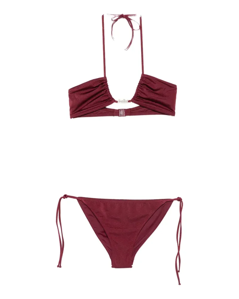 MC2 Saint Barth halterneck side-tie bikini - Rot Rot