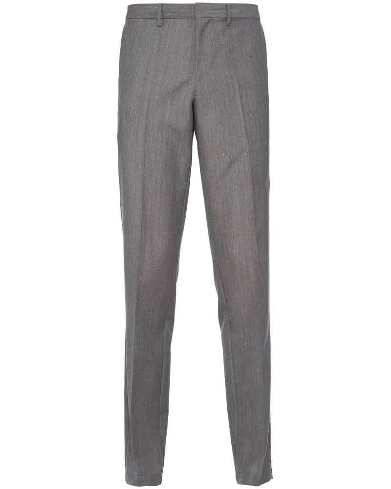 Prada Hose mit Triangel-Logo - Grau Grau
