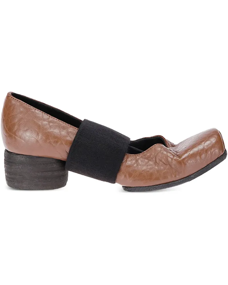Uma Wang Ballerinas aus Leder - Braun Braun