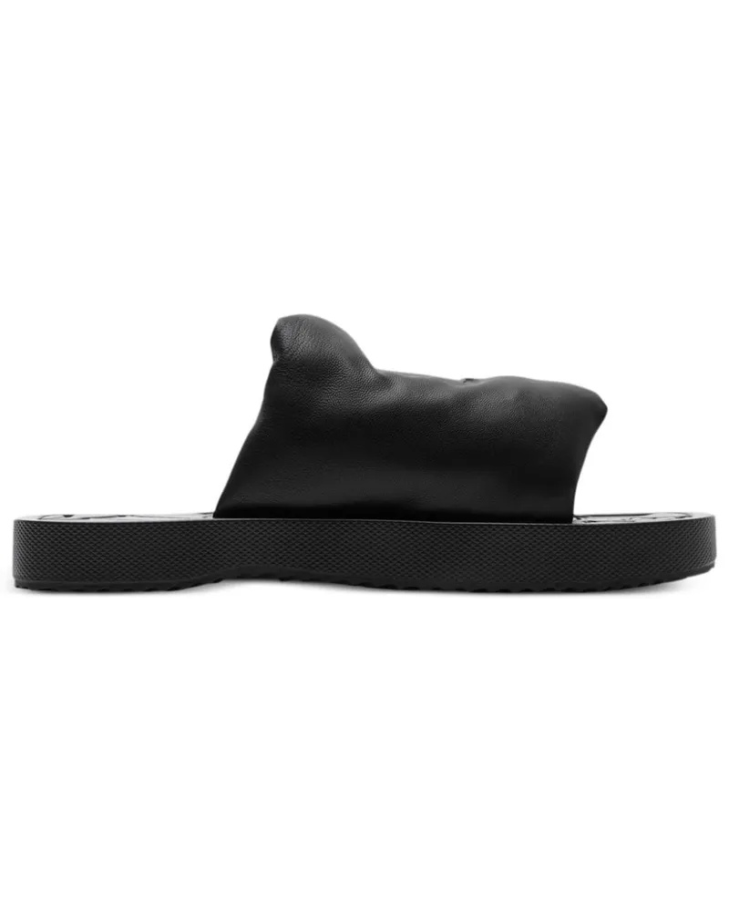 Burberry EKD Slab Pantoletten - Schwarz Schwarz