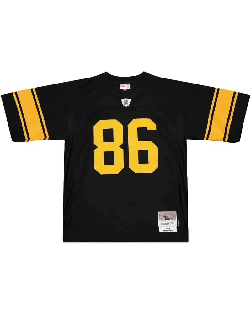 Mitchell & Ness 2008 Hines Ward Pittsburgh Steelers Legacy Player Trikot - Schwarz Schwarz