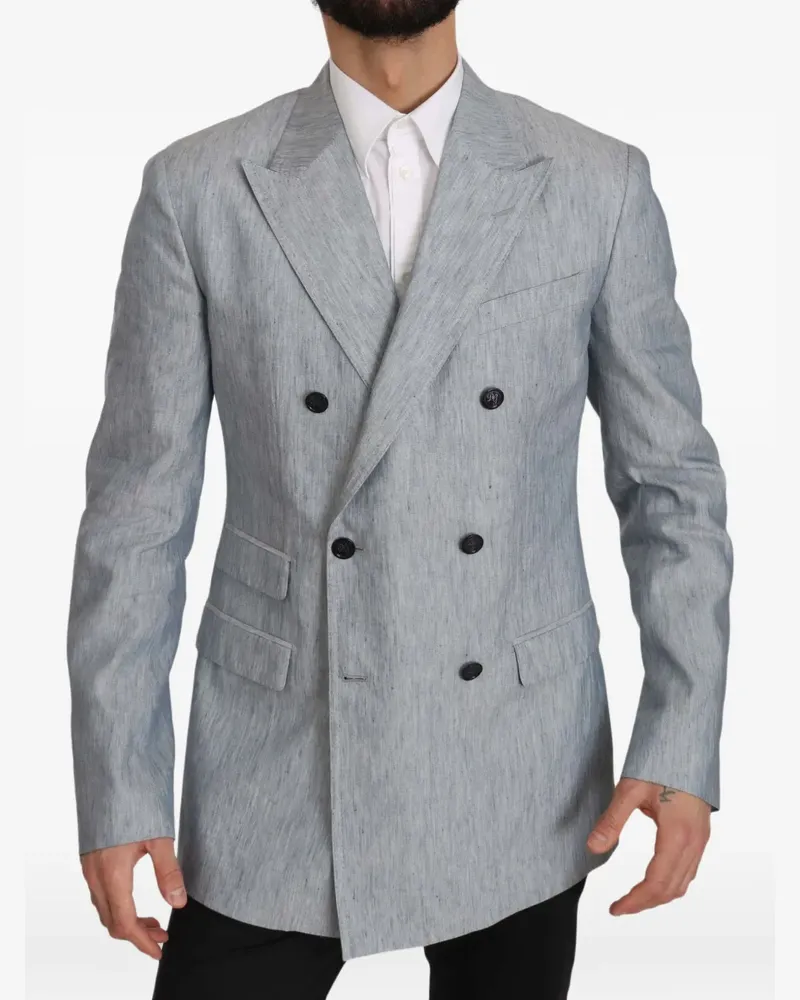 Dolce & Gabbana Doppelreihiges Sakko - Blau Blau