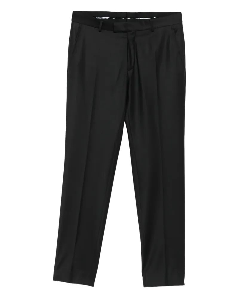 Karl Lagerfeld Hose mit diagonalen Taschen - Schwarz Schwarz