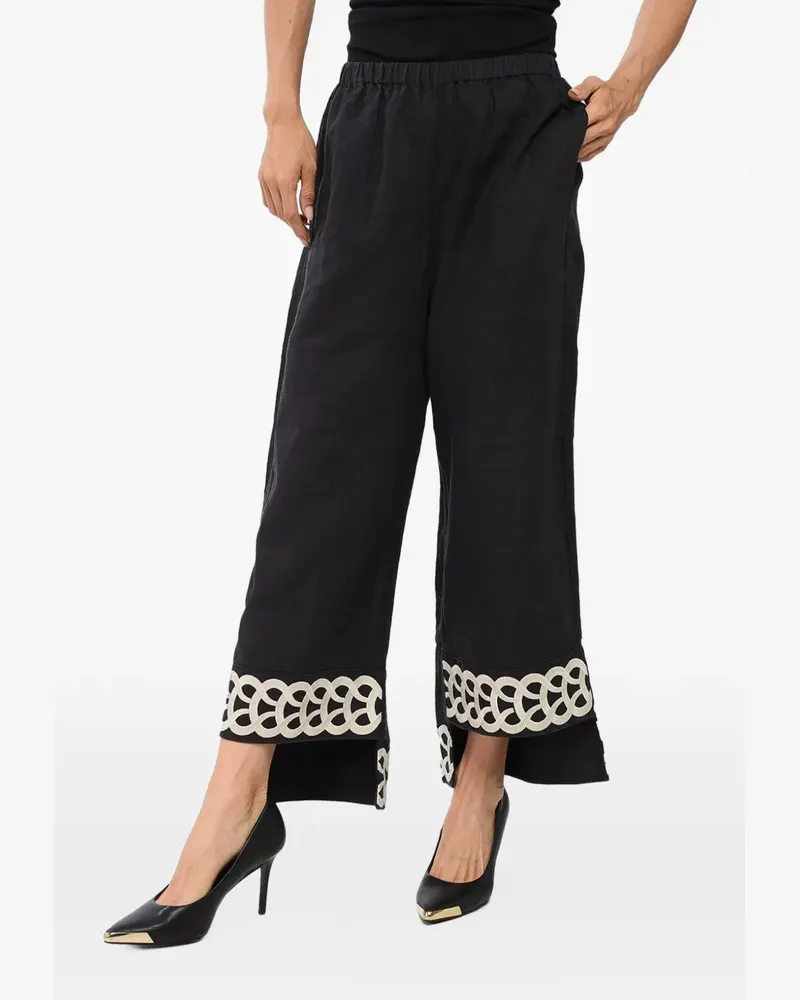 By Malene Birger Mirabellos embroidered trousers - Blau Blau