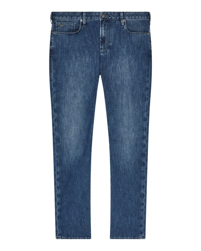 Emporio Armani Hose im Five-Pocket-Design - Blau Blau