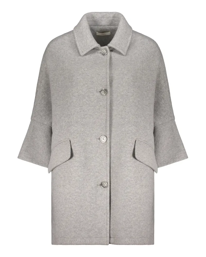 Fedeli single-breasted wide-sleeve coat - Grau Grau