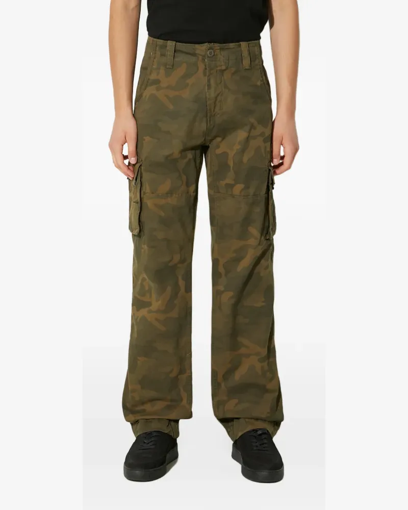 Alpha Industries Jet camouflage-print cargo pants - Grün Grün