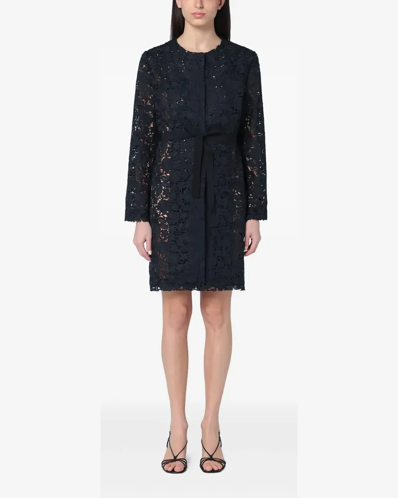 P.A.R.O.S.H. P.A.R.O H. Minikleid mit Blumen-Print - Blau Blau