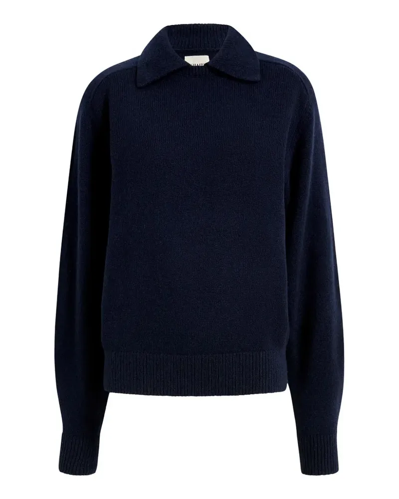 KHAITE Jackson Pullover in Dunkelblau Blau