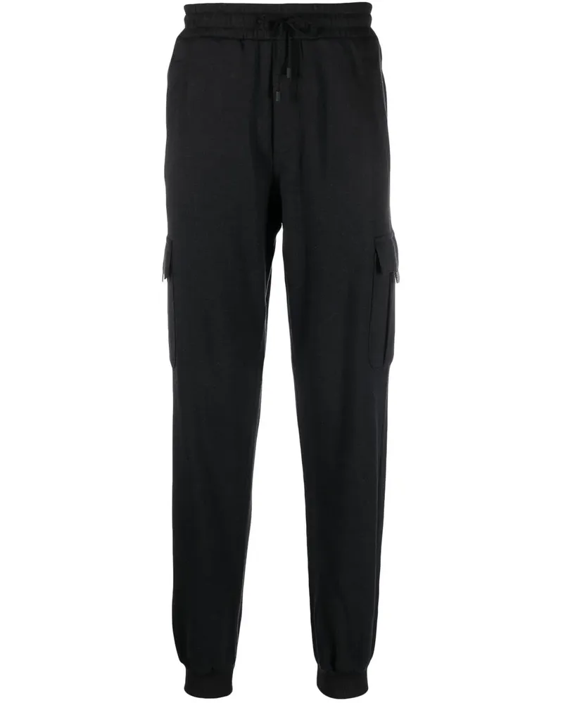 Kiton Jogginghose mit aufgesetzten Taschen - Schwarz Schwarz