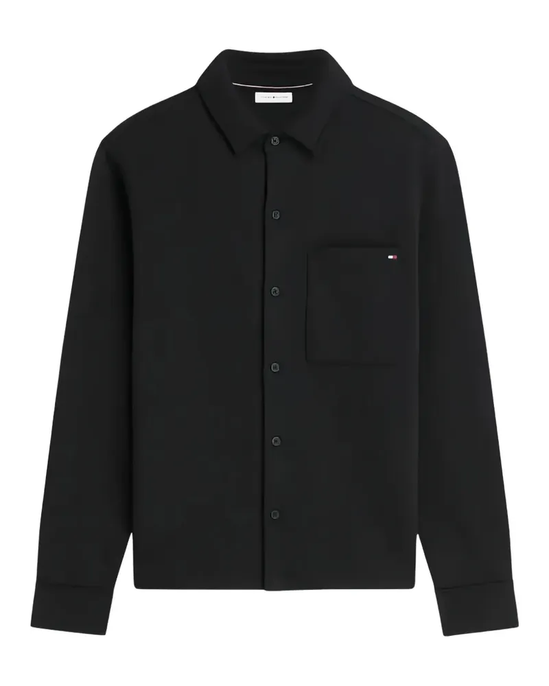 Tommy Hilfiger button-up patch-pocket shirt - Schwarz Schwarz