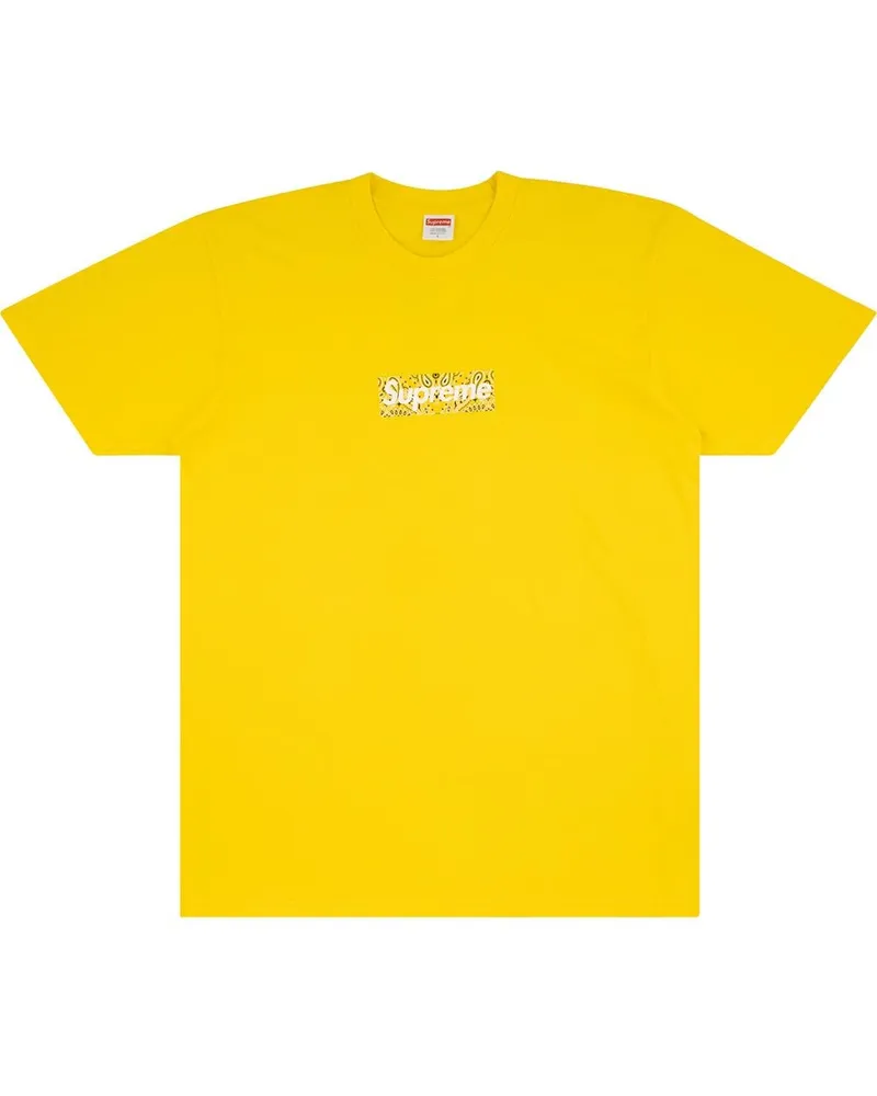 Supreme Being T-Shirt mit Bandana-Logo - Gelb Gelb