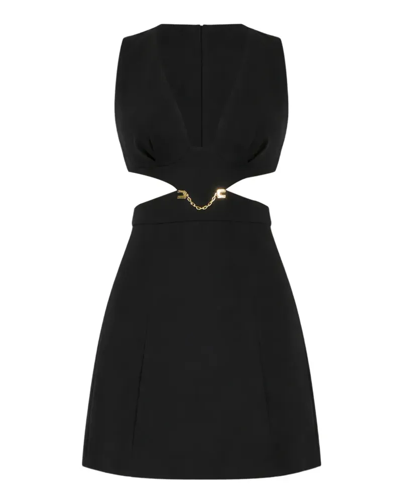 Elisabetta Franchi cutout chain dress - Schwarz Schwarz